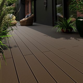 Tarima Composite Exterior Marrón