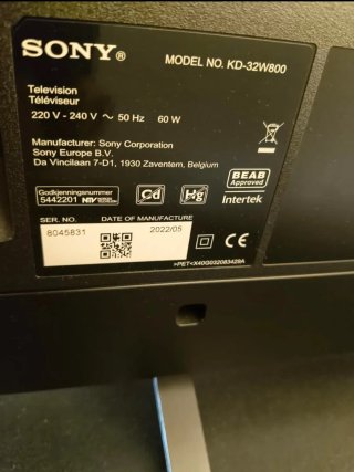 Televisión Sony K32W800