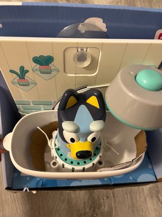 Bluey Shower & Scrub Tomy Juego Baño