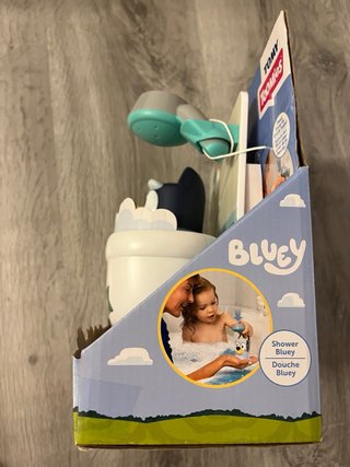 Bluey Shower & Scrub Tomy Juego Baño