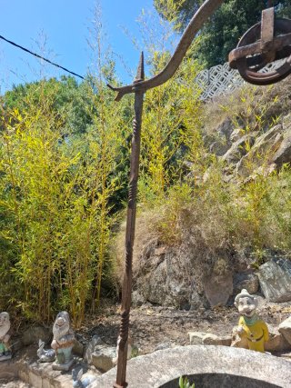 Arco decorativo para pozo