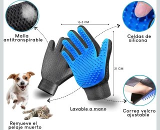 Quitapelusa y Guante Limpiador Mascotas