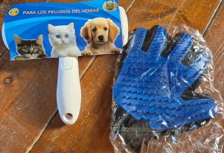 Quitapelusa y Guante Limpiador Mascotas