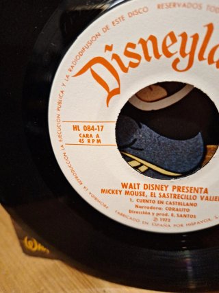 Vinilo Infantil El Sastrecillo Valiente Disney