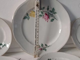 Servizio Piatti Porcellana Vintage Rose