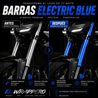 Vinilado de barras de moto Gold