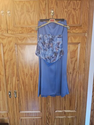 Conjunto falda y top estampado para bodas