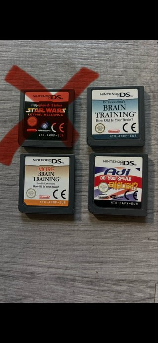 4 Juegos Nintendo DS 8€ cada uno