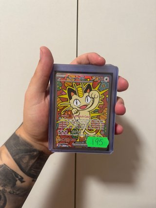 Meowth EX Carta Pokémon Inglés