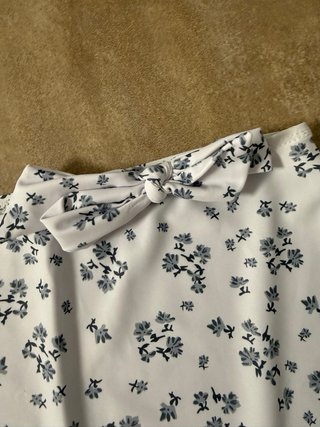 Falda bikini floral XS con volante
