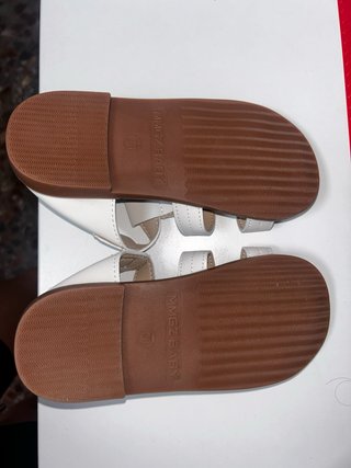 Sandalias Niña Talla 28 Blancas