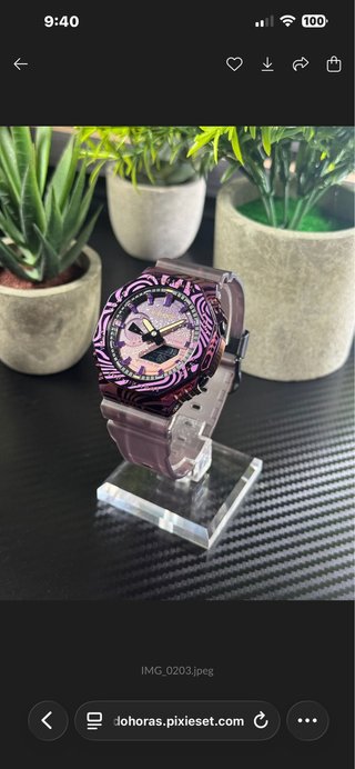 Reloj G-Shock Rosa y Morado