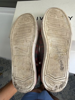 Zadig & Voltaire Sneakers Piel Rojo/Negro T.41 (4)