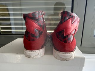 Zadig & Voltaire Sneakers Piel Rojo/Negro T.41 (4)