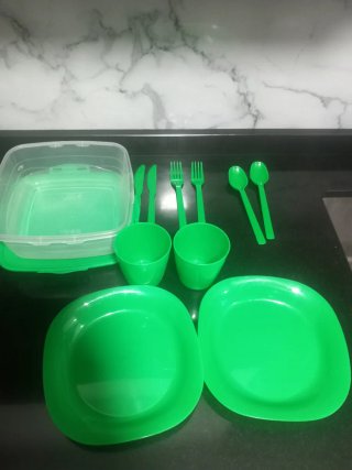 Vajilla para el campo