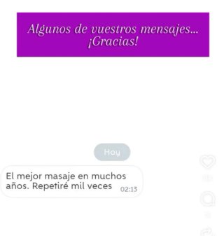 Masaje relajante, descontracturante y holístico