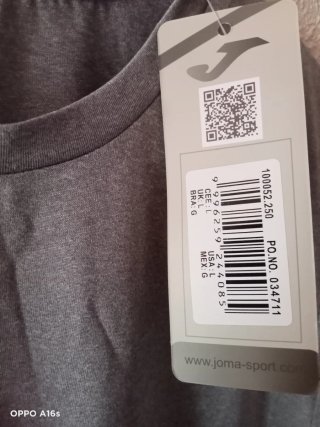 Camiseta Joma Hombre Talla L Gris