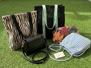 LOTE DE 5 BOLSOS DE MUJER