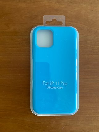Funda Silicona iPhone 11 Pro Azul