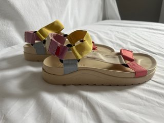 Sandalias Zara Tiras Colores Talla 36