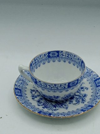 Tazzina con piattino Bavaria blu