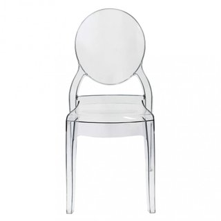 Sedia da Pranzo Trasparente Design Policarbonato