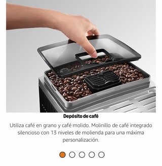 Cafetera superautomática DeLonghi Cappuccino Negra