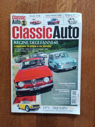Rivista Classic Auto N°1 Regine Degli ANNI 60