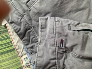 Pantaloni cotone HilfigerDenim grigi taglia W31