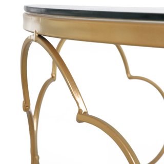 Set di 2 Tavolini da Salotto Impilabili Art Deco