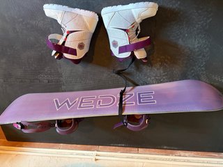 equipo completo botas, fijaciones, Tabla Snowboard