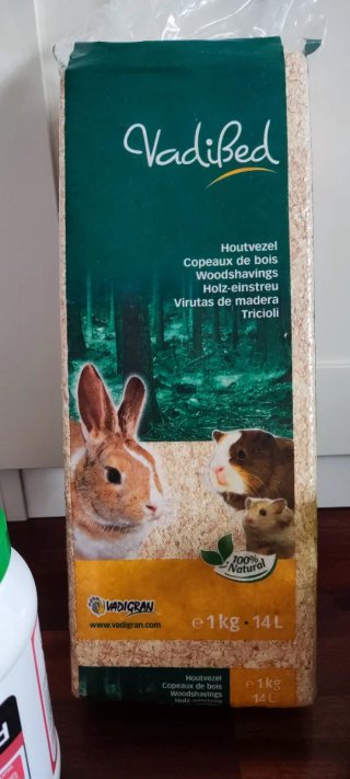 Kit fauna box , papilla y virutas para papilleros.