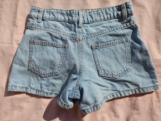 Falda short vaquera