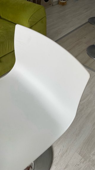 Sgabelli alti per cucina bianchi e argentati