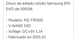 Samsung SSD Disco Duro