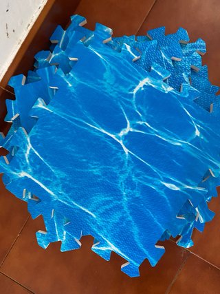9 Piezas Protector Suelo Piscina