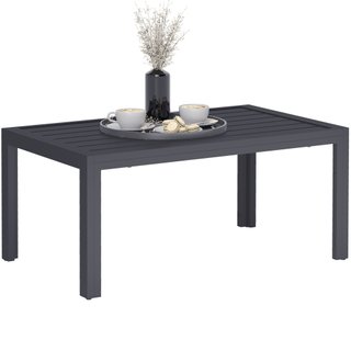 Tavolo basso da giardino rettangolare 102x61x46 cm