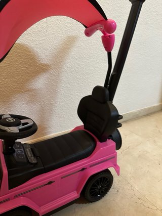 Coche Mercedes para niño rosa