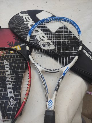 Lote de 4 raquetas de tenis