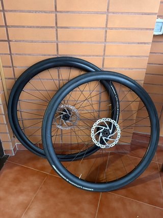 Bici Gravel van rysel carbono talla L