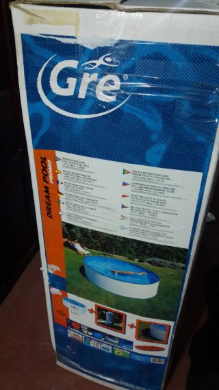Piscina desmontable con depuradora de arena