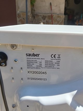 Lavadora Sauber  WM-812 8kg