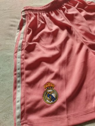 Pantalón corto Real Madrid Adidas rosa T.26