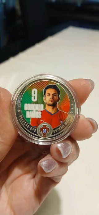 Moeda Gonçalo Ramos 9 Seleção das Quinas