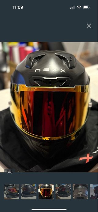Casco Nexx Negro carbono M