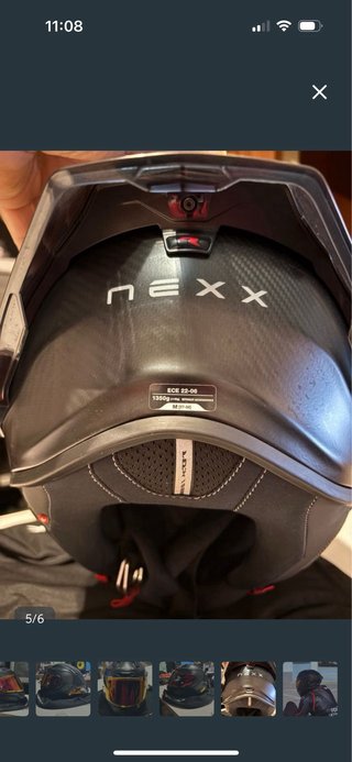 Casco Nexx Negro carbono M