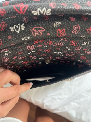 Mochila Parfois estampada negra