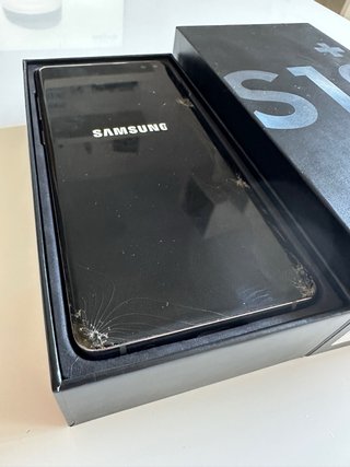 Samsung S10+ para reparar, pantalla rota