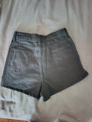 Falda pantalón vaquera negra