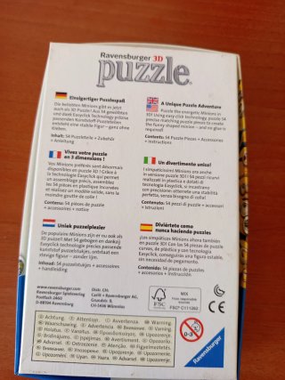 Puzzle 3D Ravensburger Minions 54 piezas